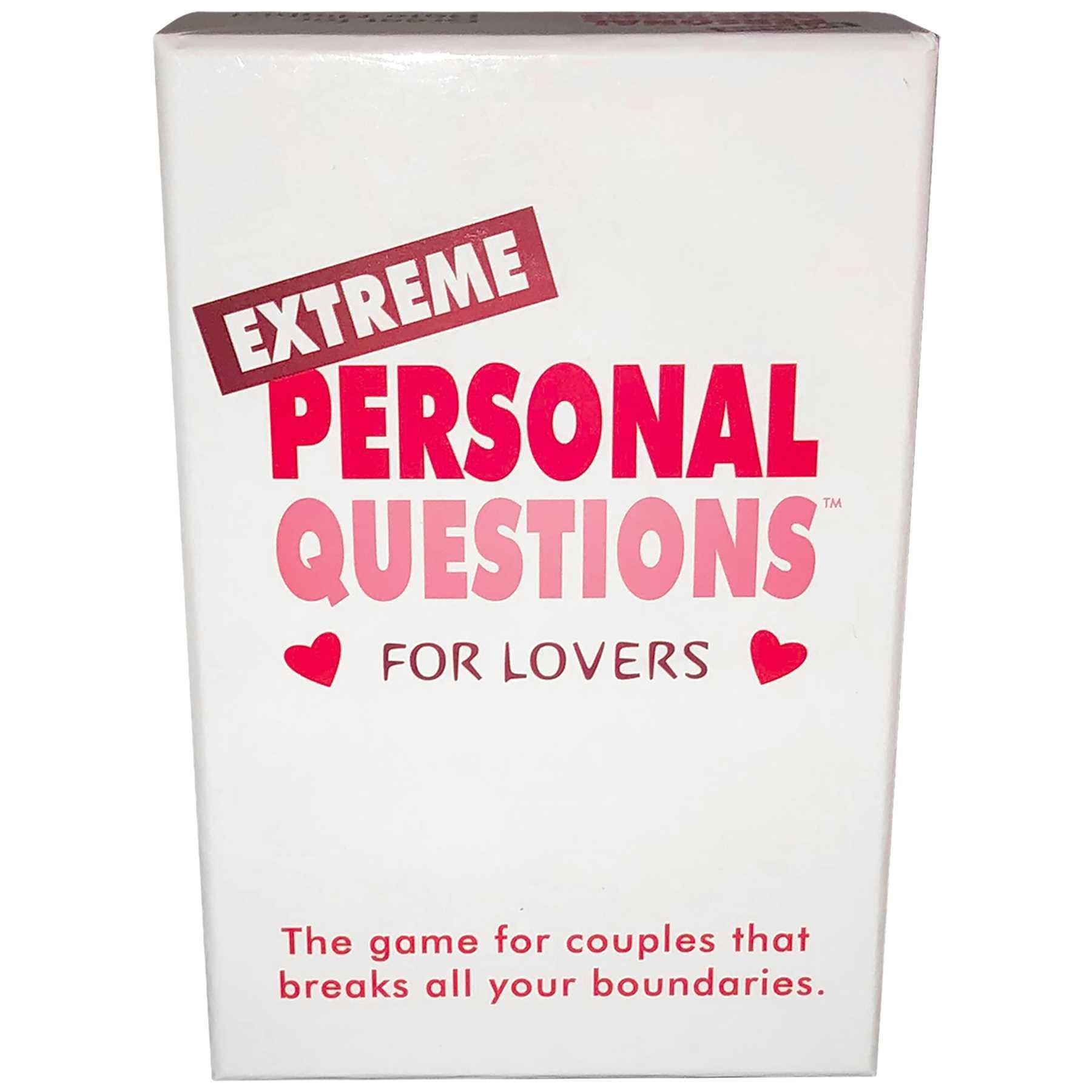 front of Extreme Personal Questions