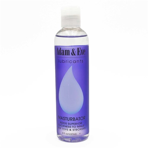 Adam & Eve Masturbator Lube 8 oz front of bottle