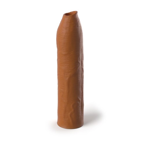 Fantasy X-Tensions Elite Uncut Silicone Penis Enhancer - Product Shot - Tan