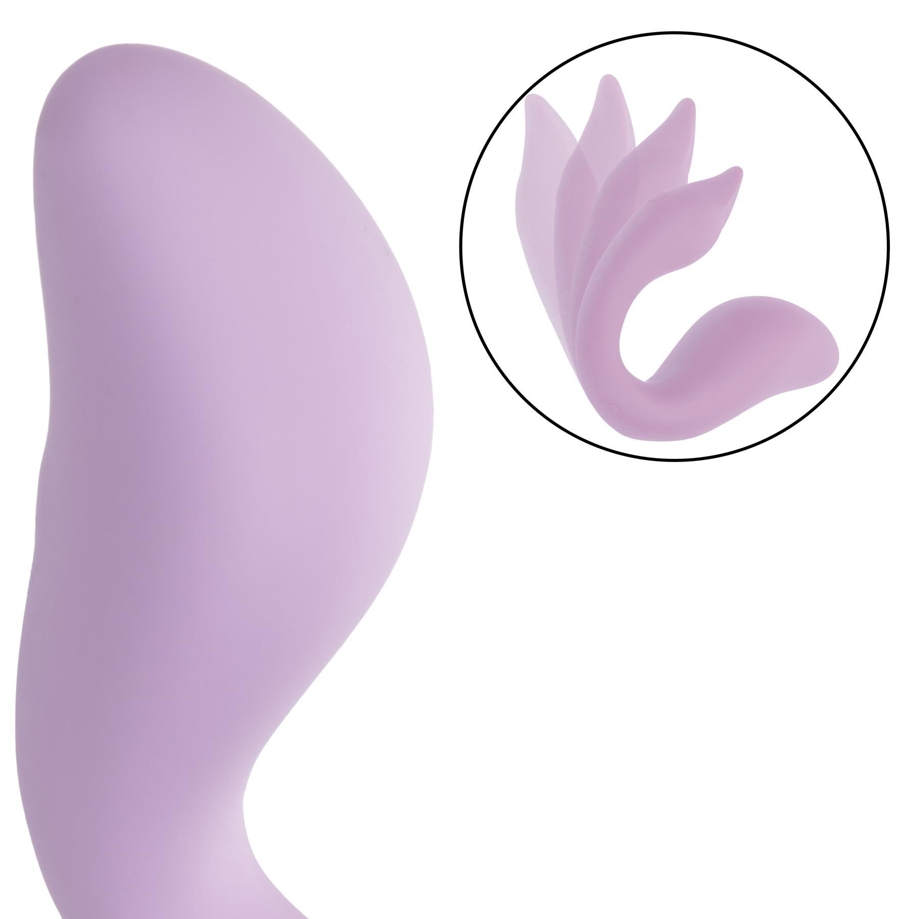 Slay #FlexMe Couples Vibrator - Close Up on Tip - Showing Flutter Motion