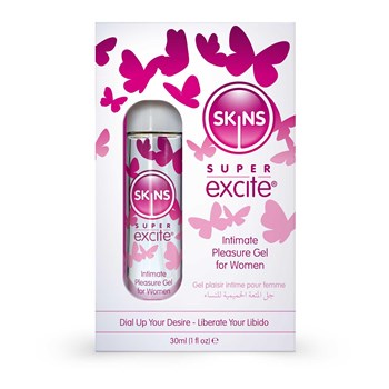 Skins Super Excite Clitoral Stimulation Gel 1 Fl oz (30ml) front