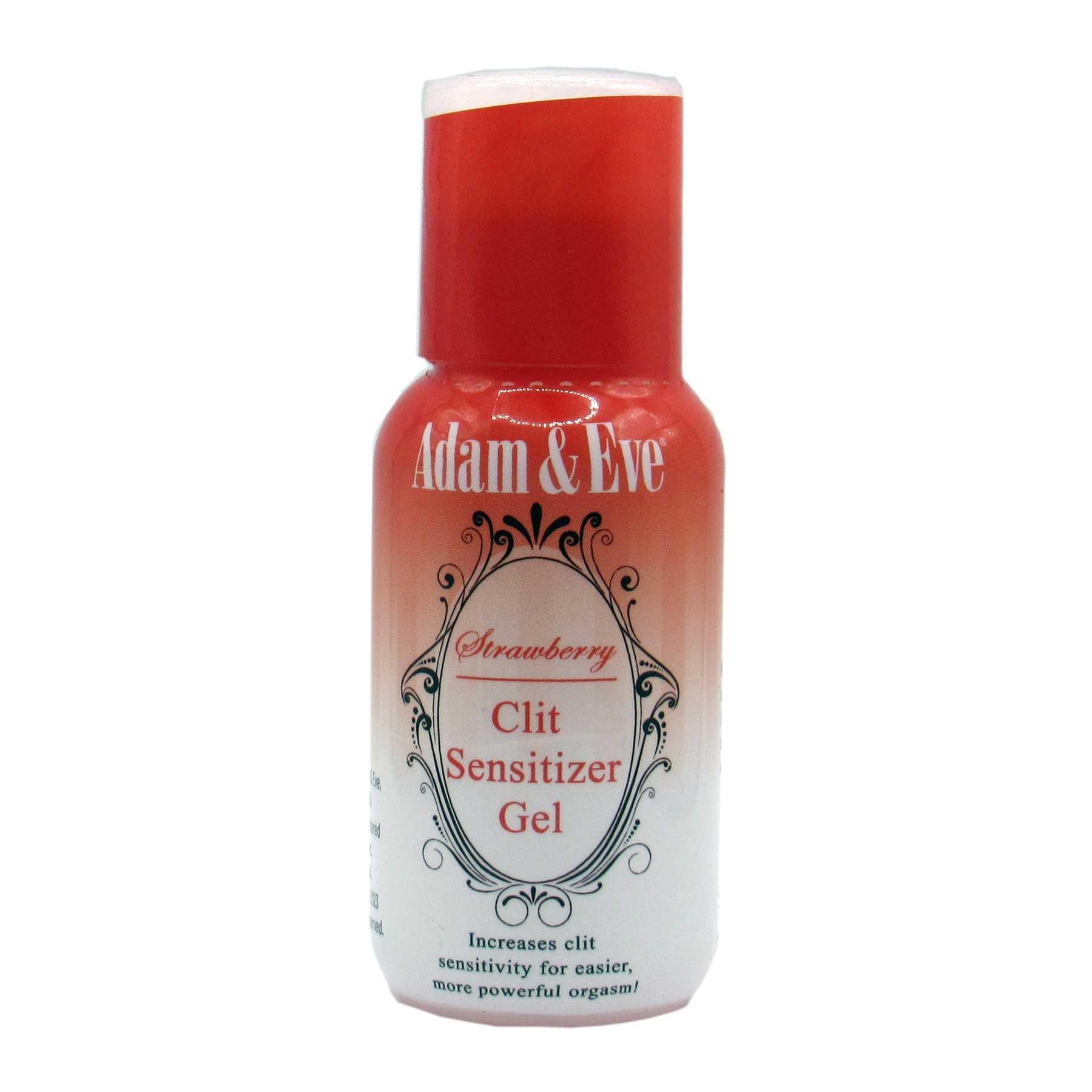 A&E STRAWBERRY CLIT SENSITIZER front of bottle