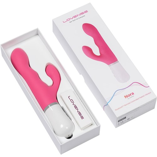 Lovense Nora Bluetooth Rabbit Vibrator - Open Box Shot