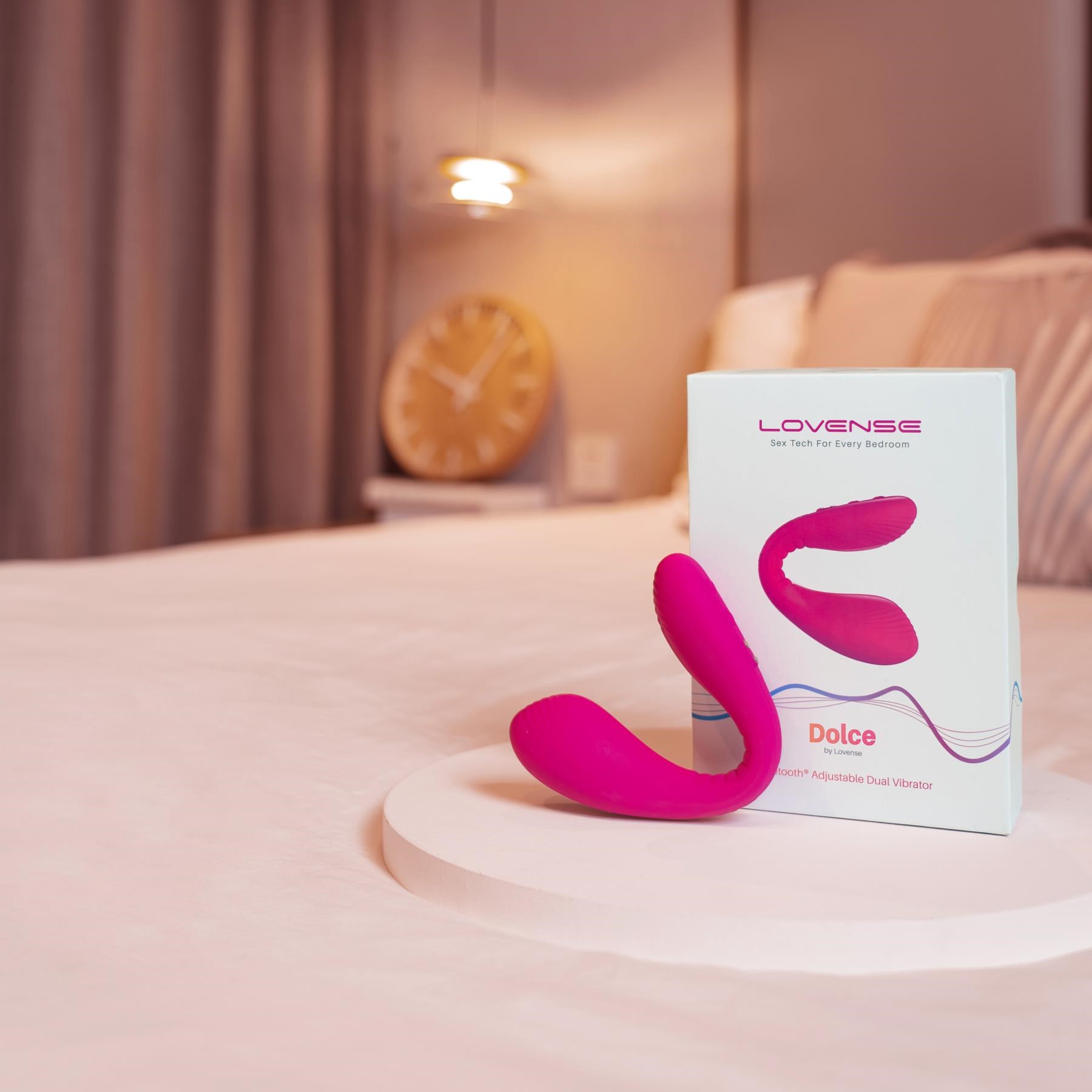 Lovense Dolce Bluetooth Dual Vibrator - Lifestyle Image