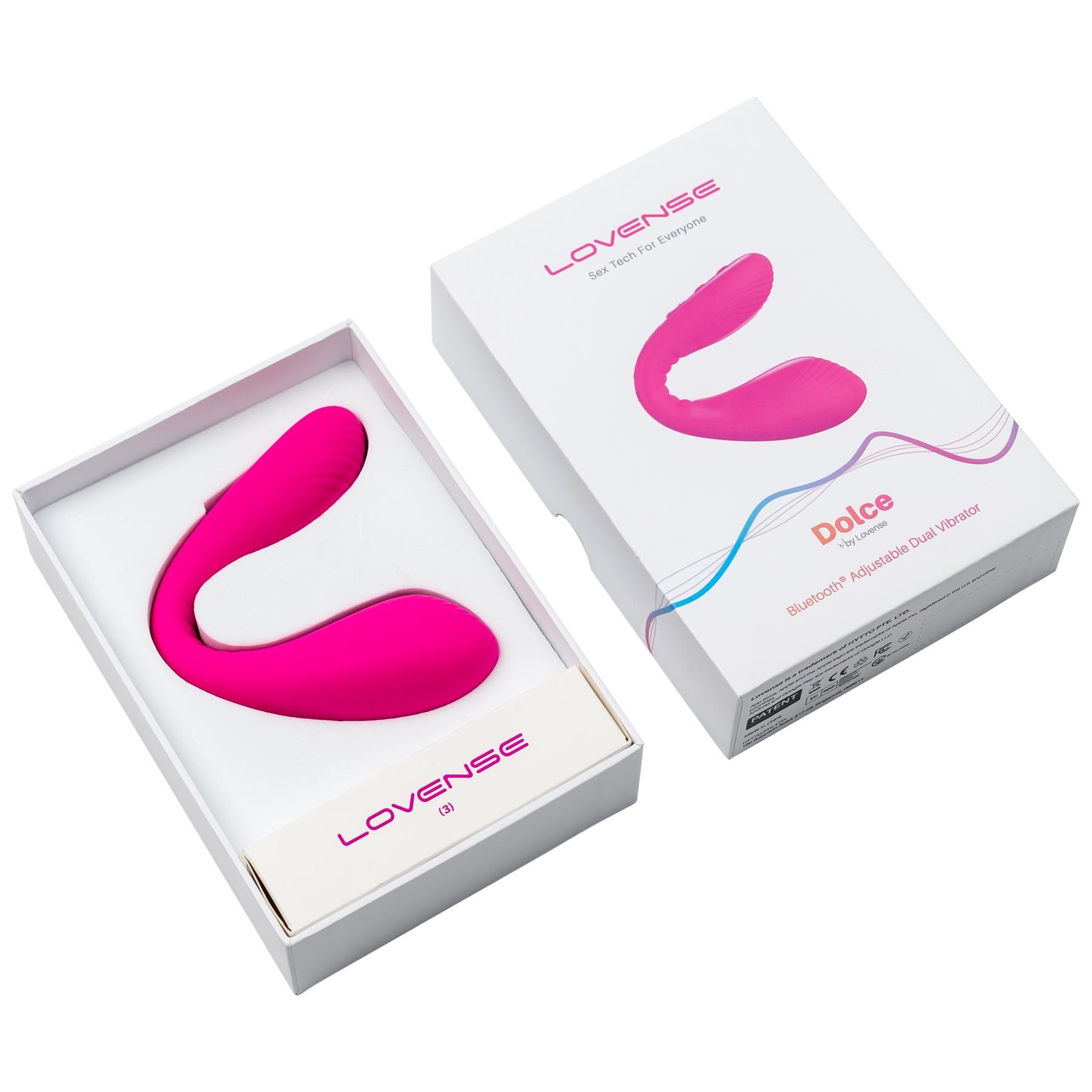 Lovense Dolce Bluetooth Dual Vibrator - Open Box Shot