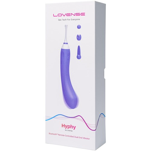 Lovense Hyphy Bluetooth Dual End Vibrator - Packaging