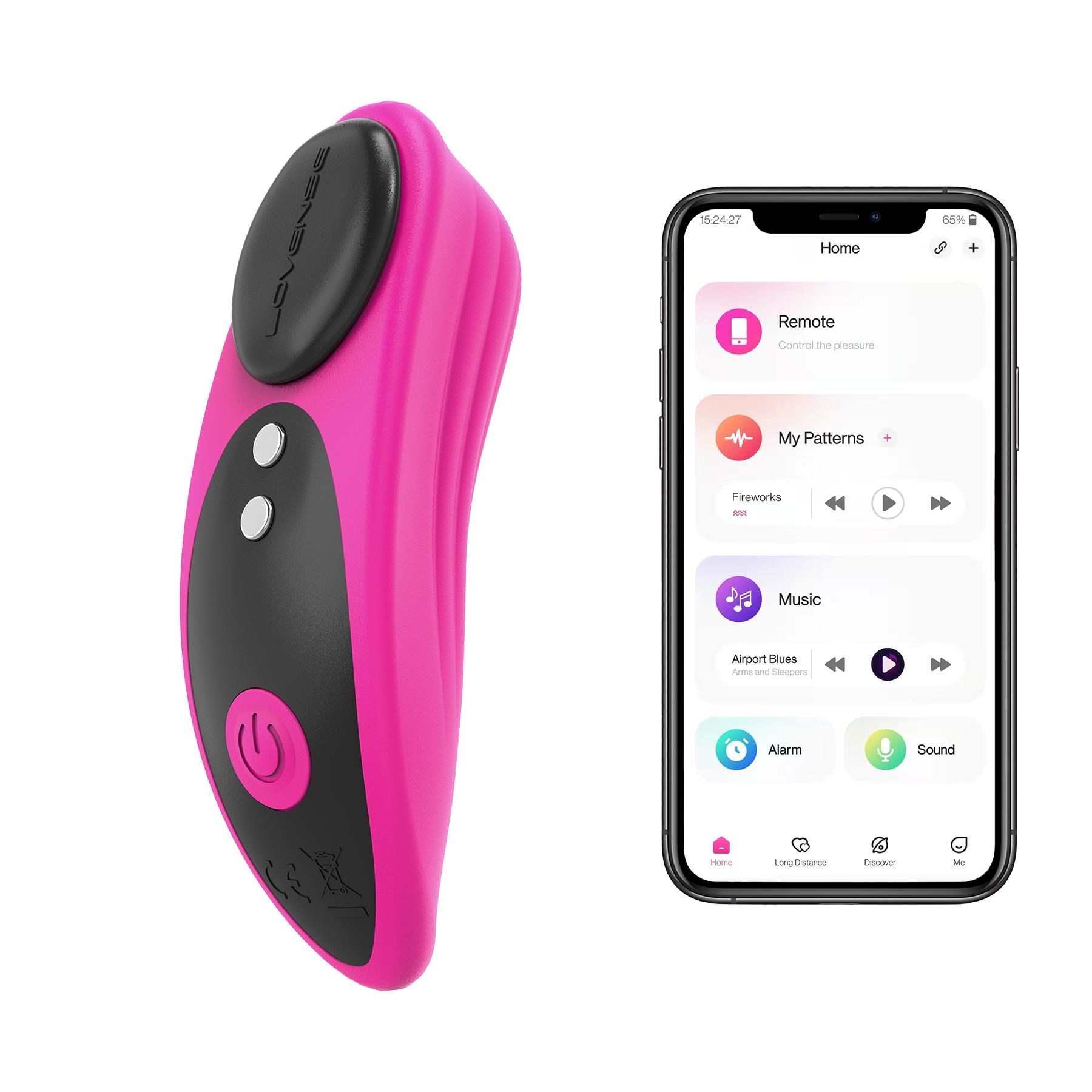 Lovense Ferri Bluetooth Panty Vibrator Product and App