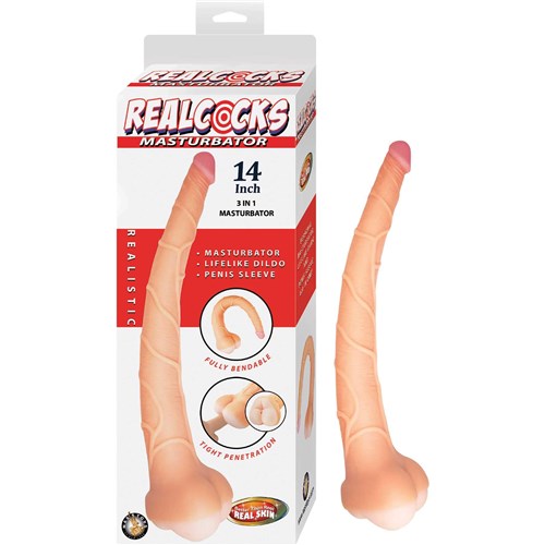 Realcocks 14” 3-in-1 Masturbator box