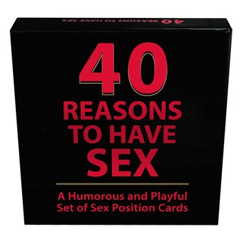 40 Reasons to have sex game outside of box