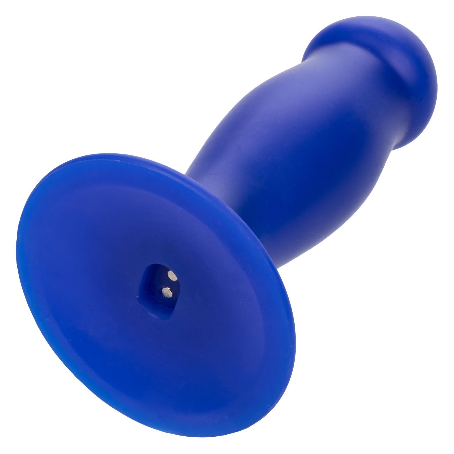 Admiral Liquid Silicone Vibrating First Mate Anal Plug - Product Shot - Showing Suction Cup