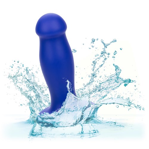 Admiral Liquid Silicone Vibrating First Mate Anal Plug - Waterproof Shot