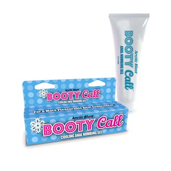 Booty Call Anal Numbing Gel, Arctic Blast box & tube