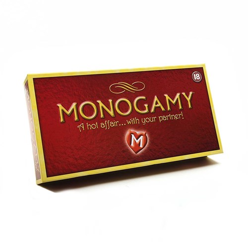 Monogamy A Hot Affair With Your Partner Game Box and game components English front of game