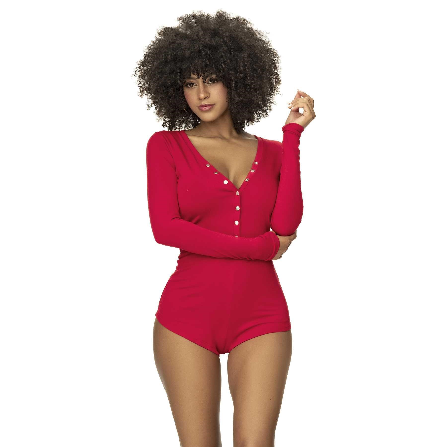 Long Sleeve Sleep Romper o/s front