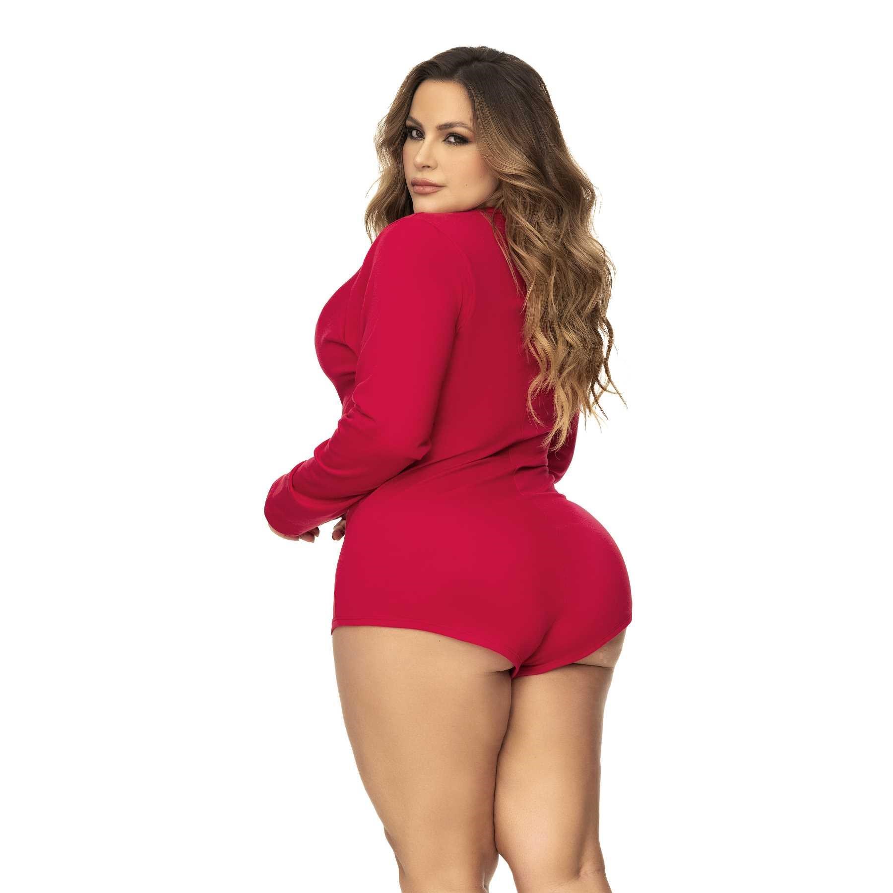 Long Sleeve Sleep Romper q/s back