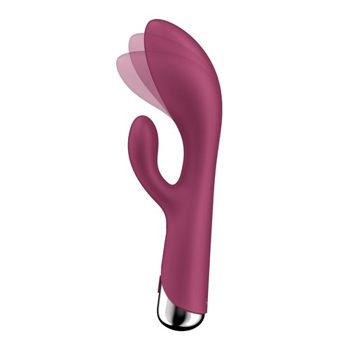 Satisfyer Spinning Rabbit Vibrator - Product Shot - Showing Spinning Motion