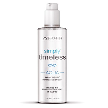 SIMPLY® TIMELESS AQUA WATER-BASED front of bottle