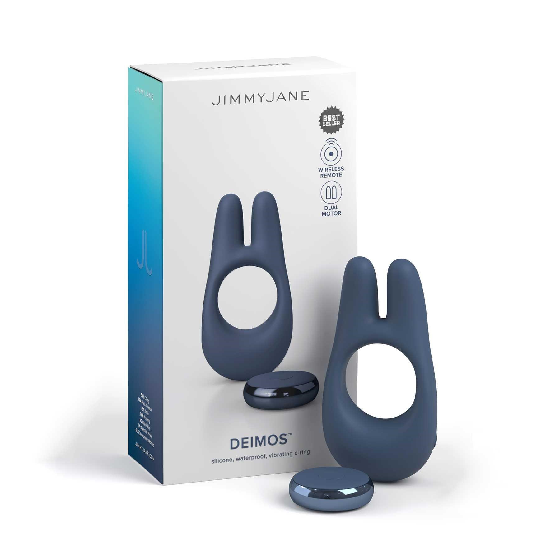 JIMMY JANE DEIMOS VIBRATING C- RING with box