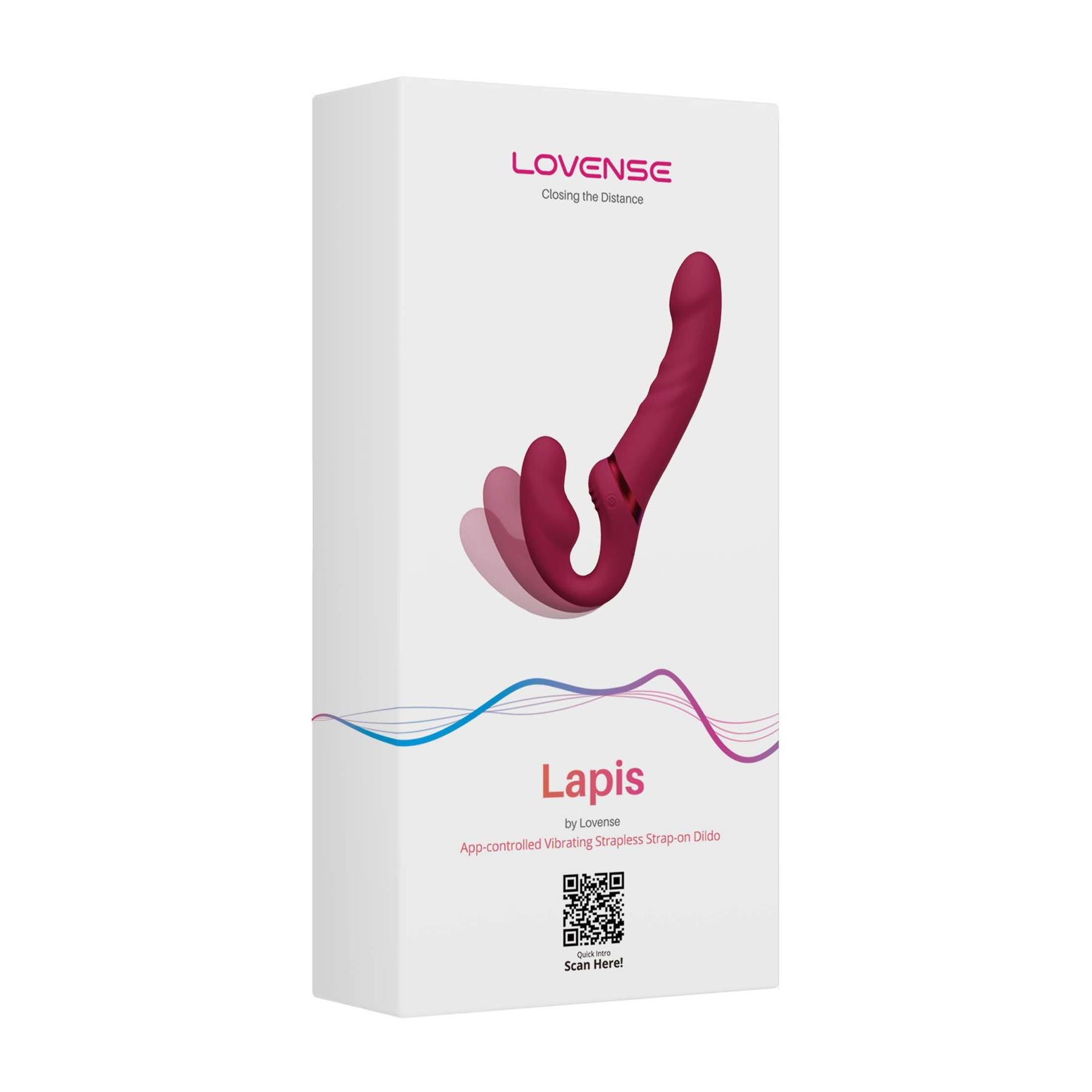 Lovense Lapis Bluetooth Strapless Strap-On - Packaging Shot