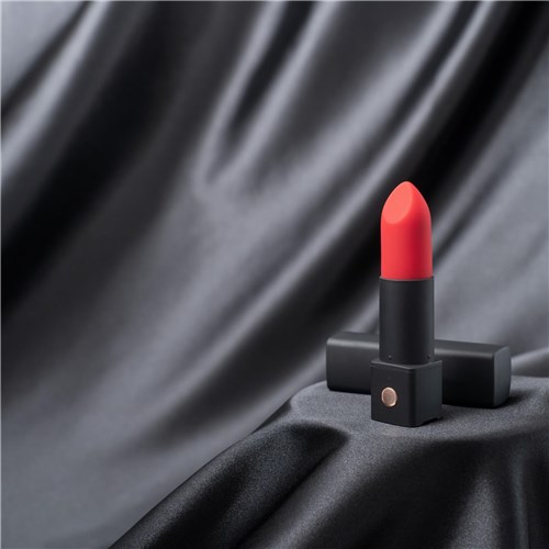 Lovense Bluetooth Exomoon Lipstick Vibrator - Lifestyle Shot