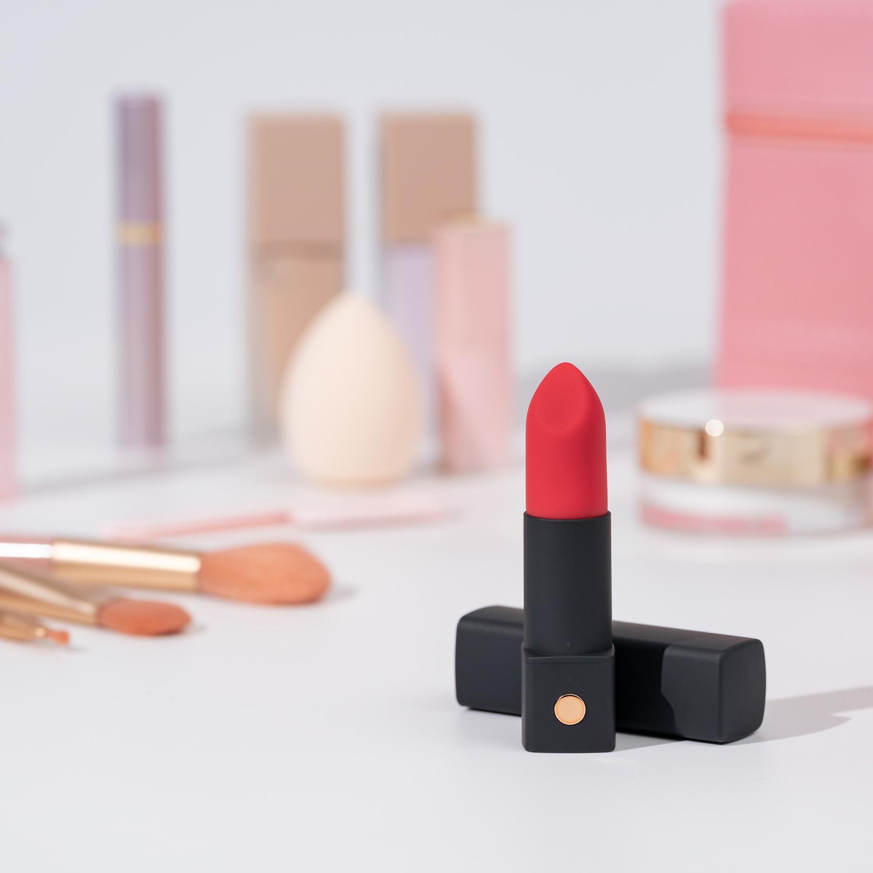 Lovense Bluetooth Exomoon Lipstick Vibrator - Lifestyle Shot