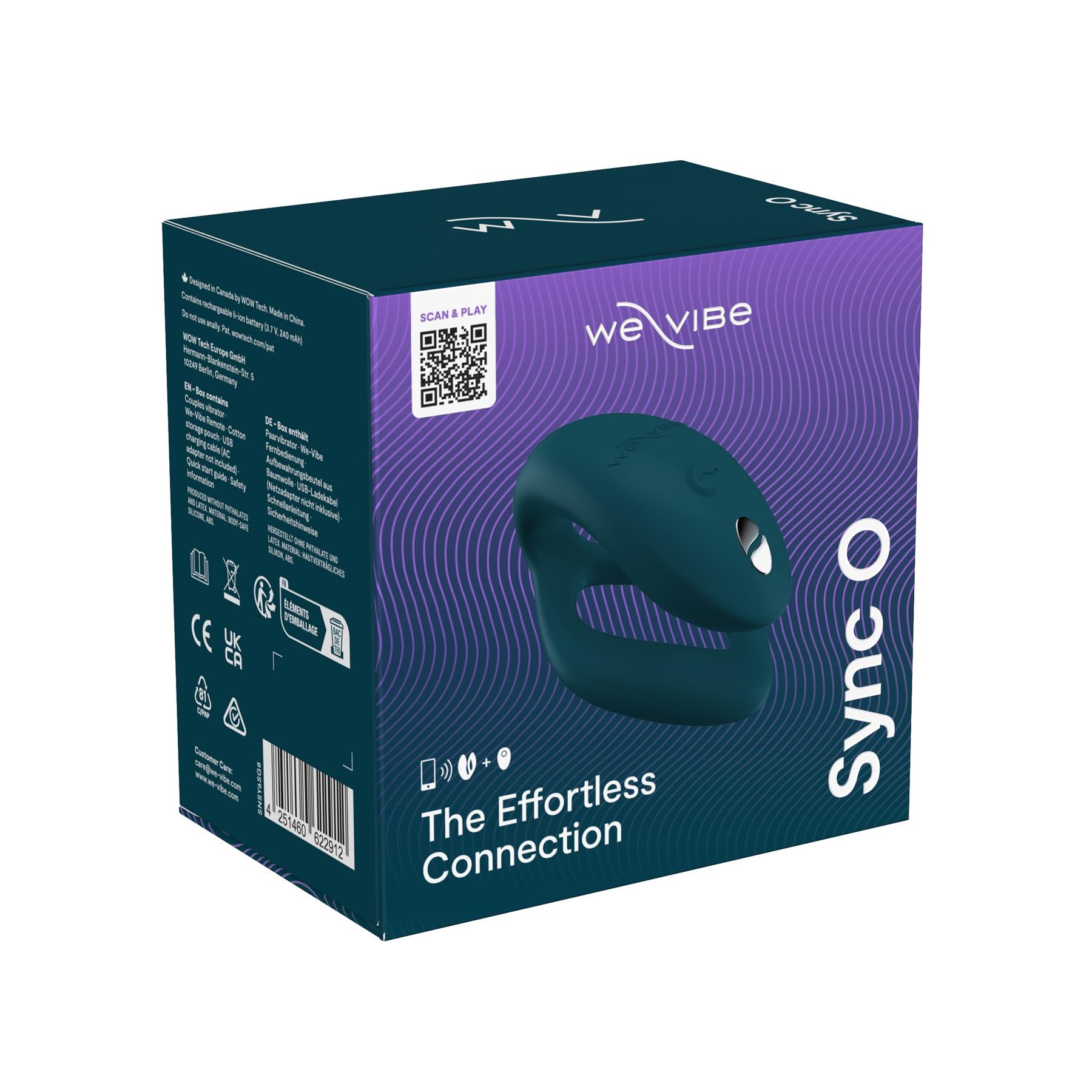 We-Vibe Sync O Couples Vibrator- Packaging