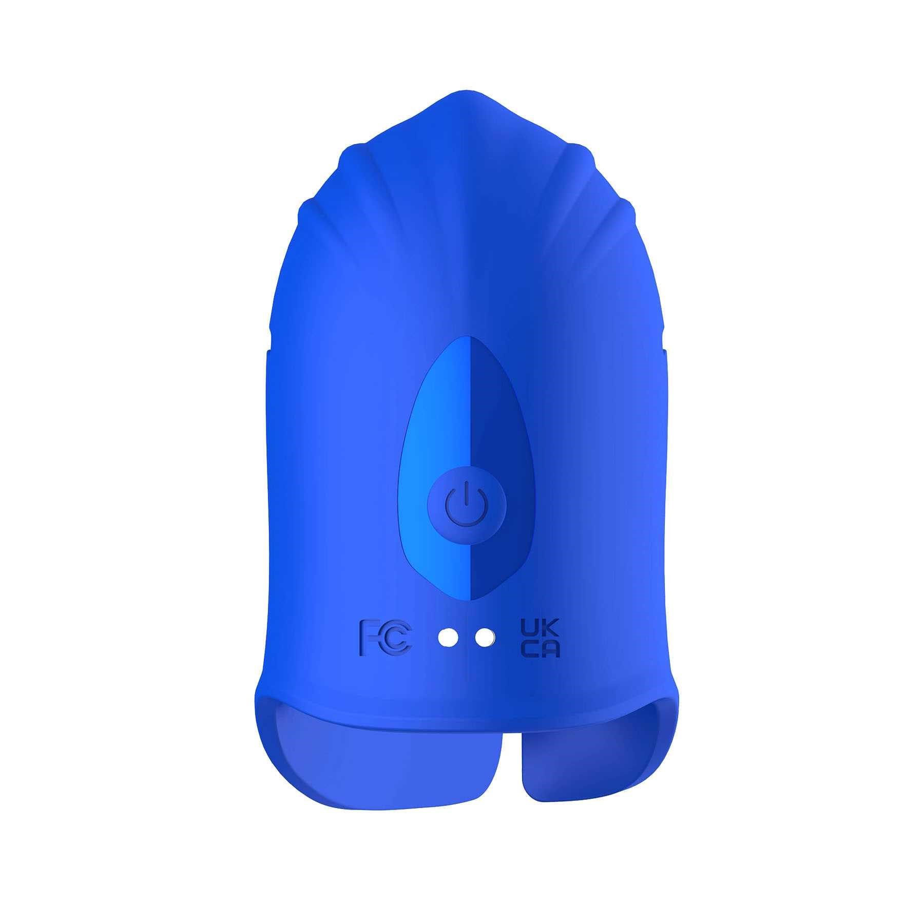 Gladiator Tip Vibrator back view blue