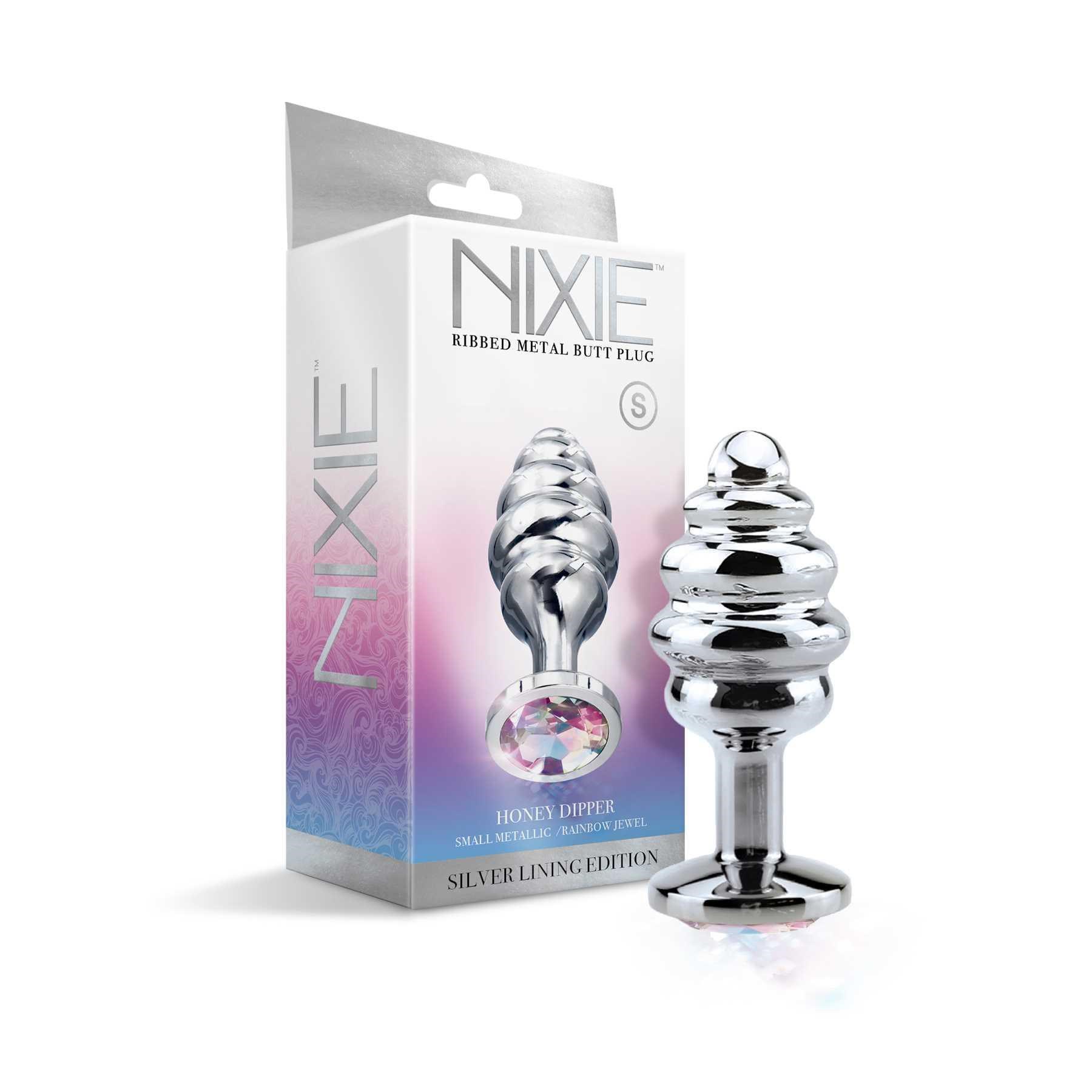 NIXIE HONEY DIPPER METAL BUTT PLUG SMALL with box