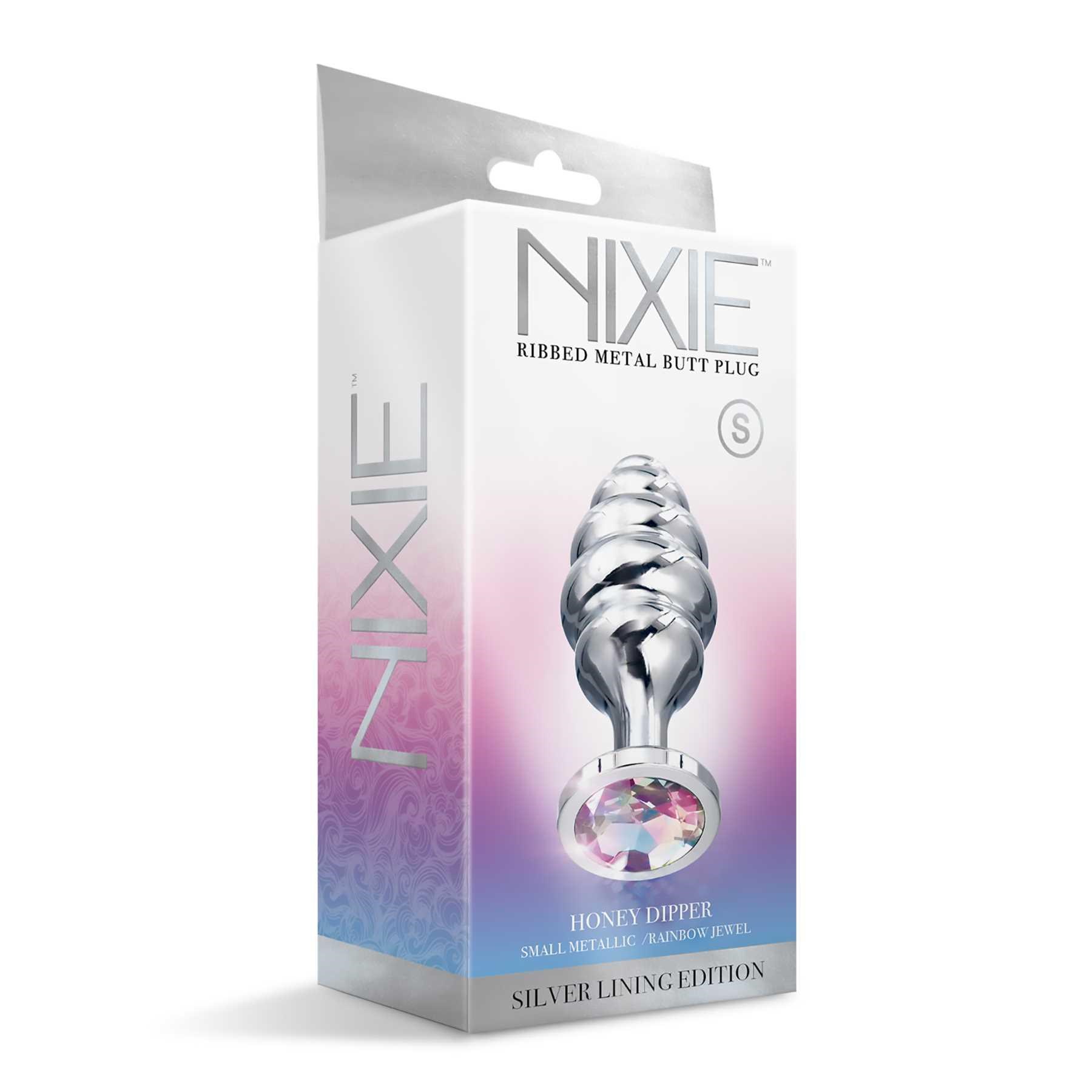 NIXIE HONEY DIPPER METAL BUTT PLUG SMALL box