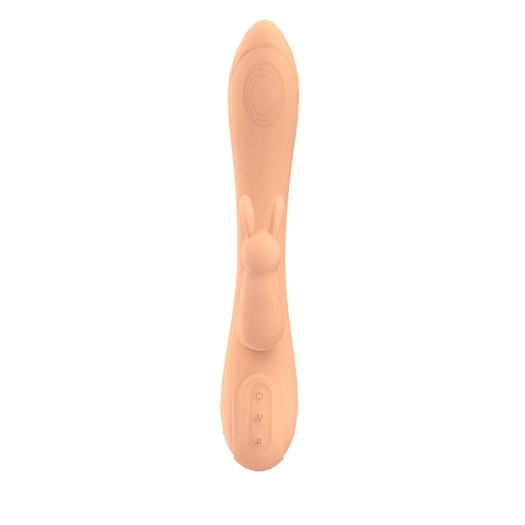 Triple "O" Rabbit Vibrator - Product Shot - Front