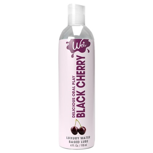 Wet Dessert Flavored Lubricant black cherry front