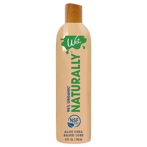 WET NATURALLY by Trigg Certified 95% Organic - Aloe Based Lubricant front