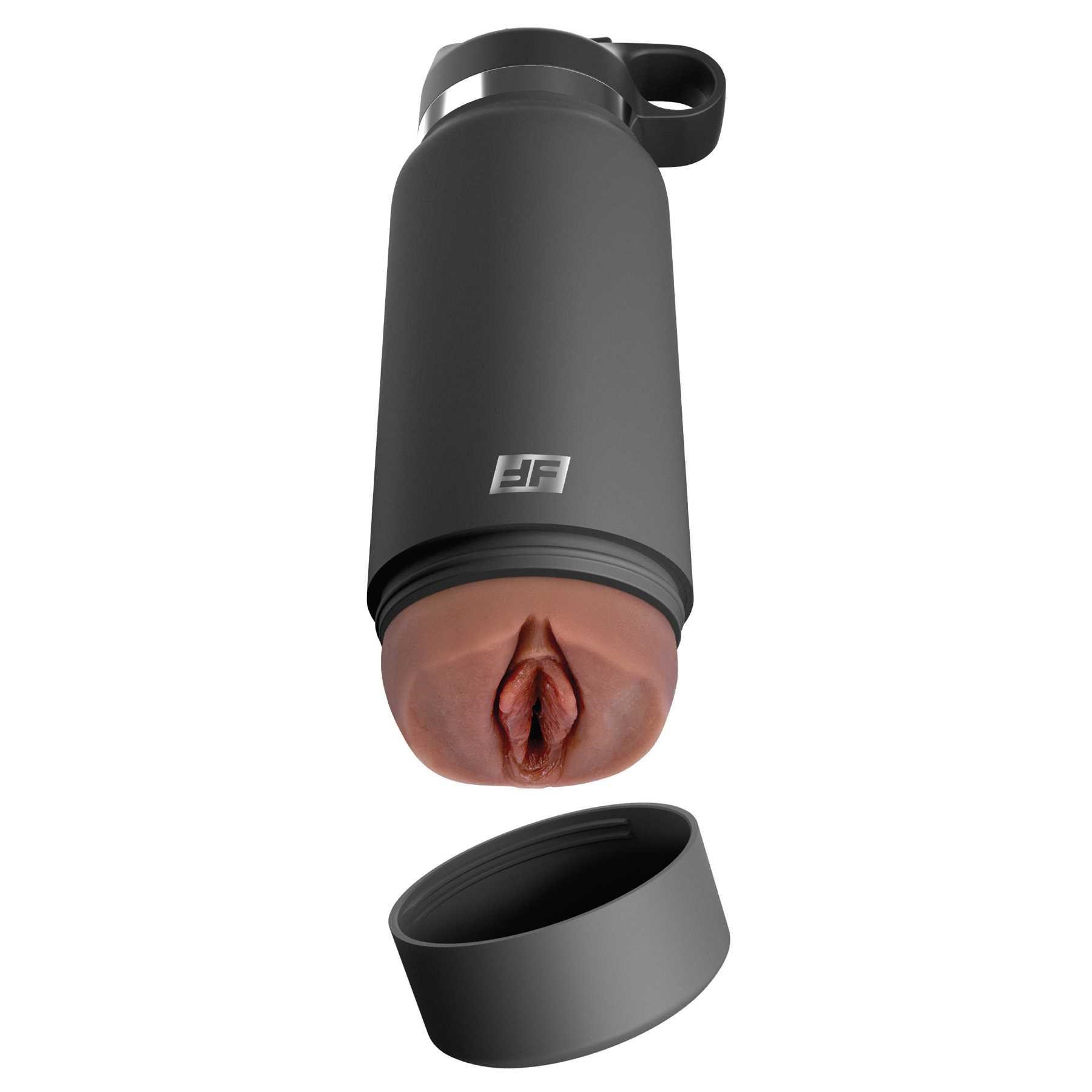 PDX Plus F*ck Flask Stroker - Secret Delight brown