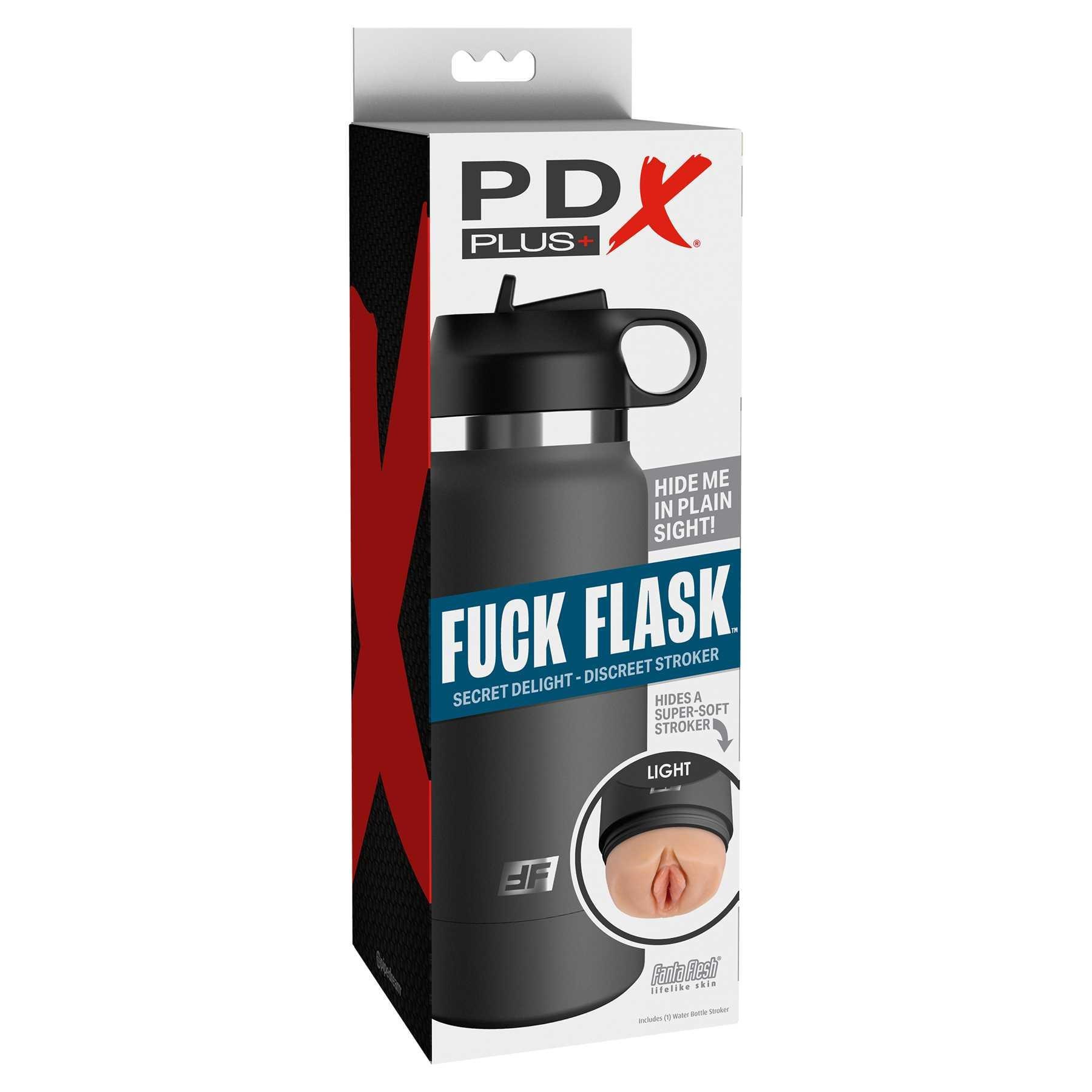 PDX Plus F*ck Flask Stroker - Secret Delight brown box