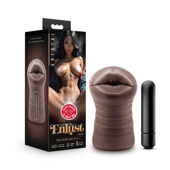 EnLust Vibrating Stroker - Krystal with box