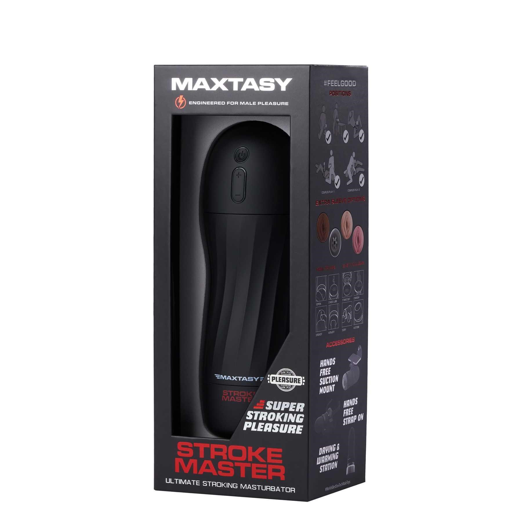 Maxtasy Stroke Master Stroker - Realistic Pink Vagina box