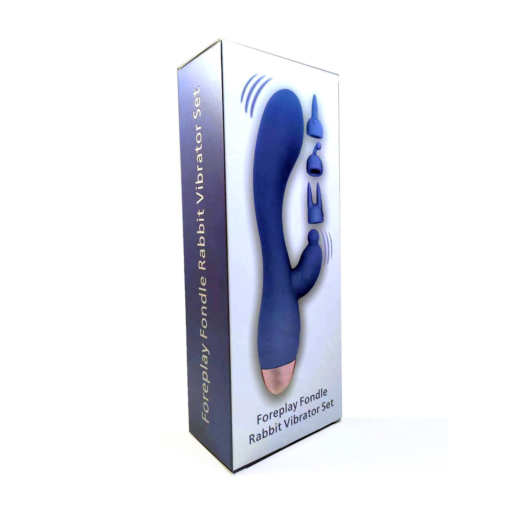 Foreplay Fondle Rabbit Vibrator Set - Packaging Shot