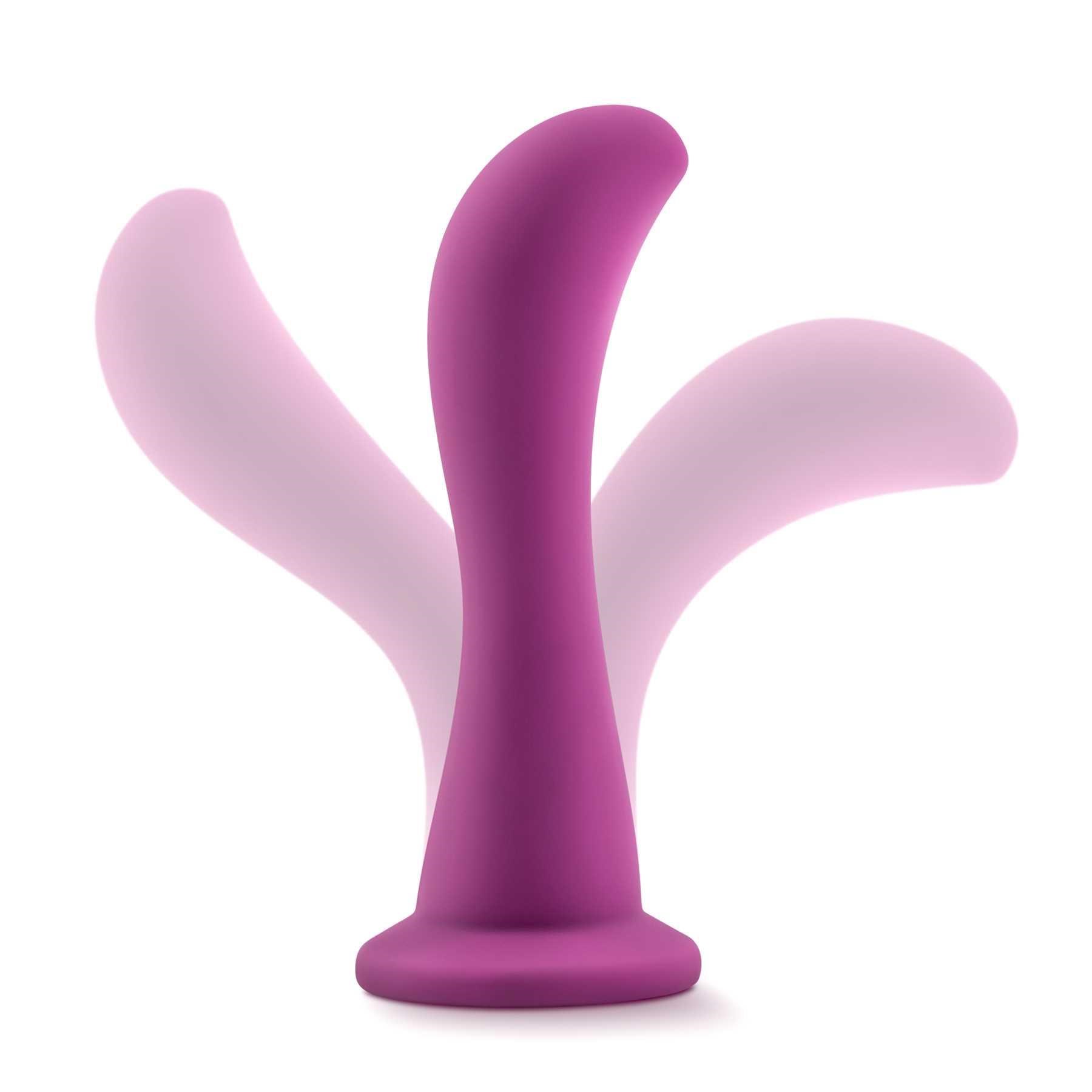 Temptasia Bellatrix Curved G-Spot Dildo 6.25 illustration of flexibility