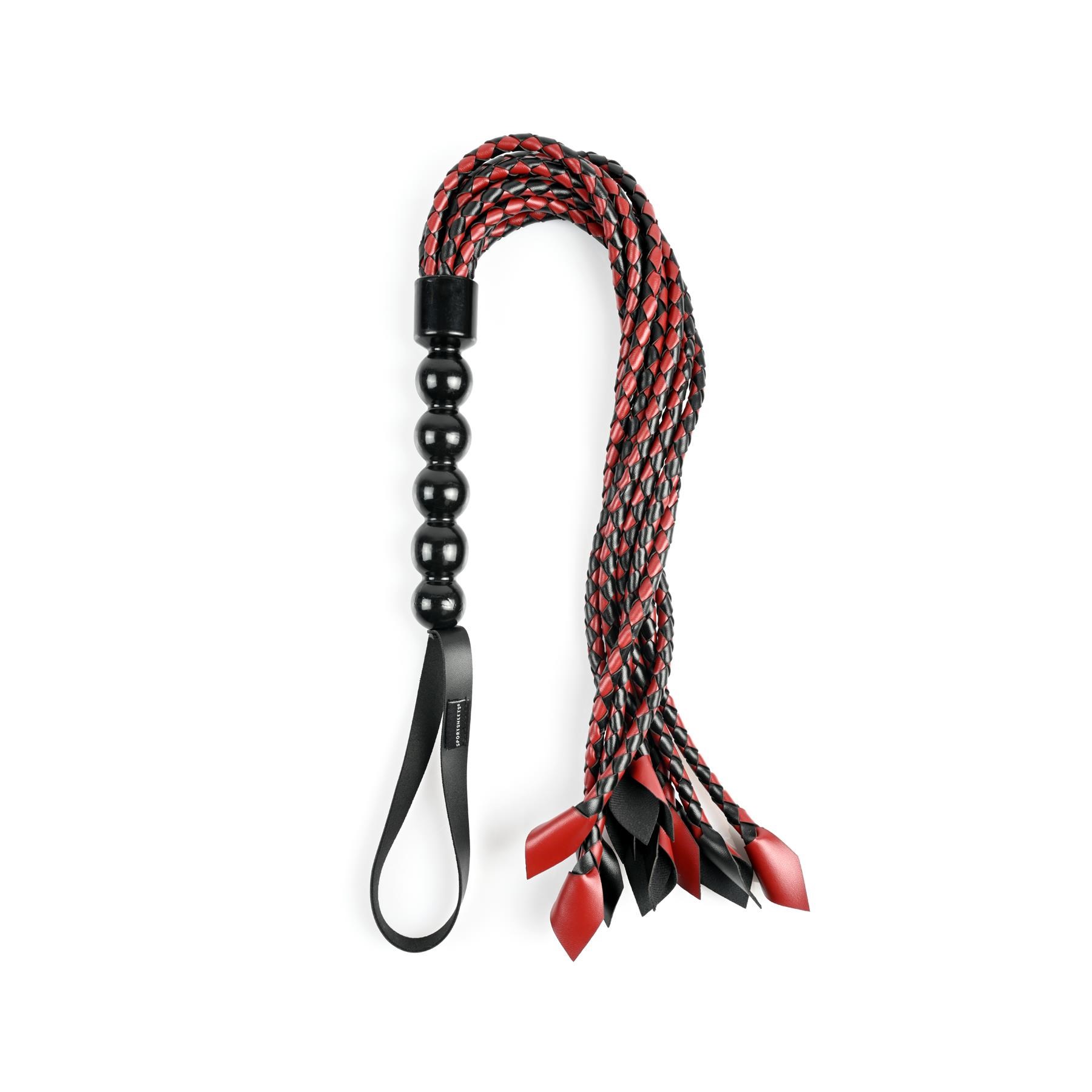 Sportsheets Saffron Braided Flogger - Product Shot #1