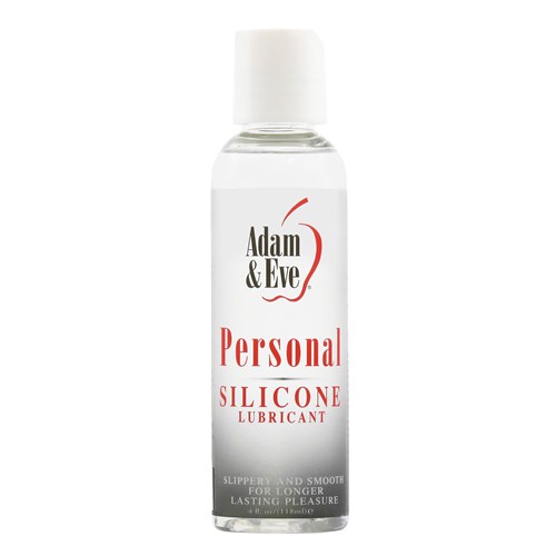 Adam & Eve Personal Silicone Lubricant 4 oz front of bottle