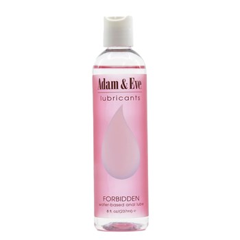 Adam & Eve Forbidden Anal Lubricant 8 oz front of bottle