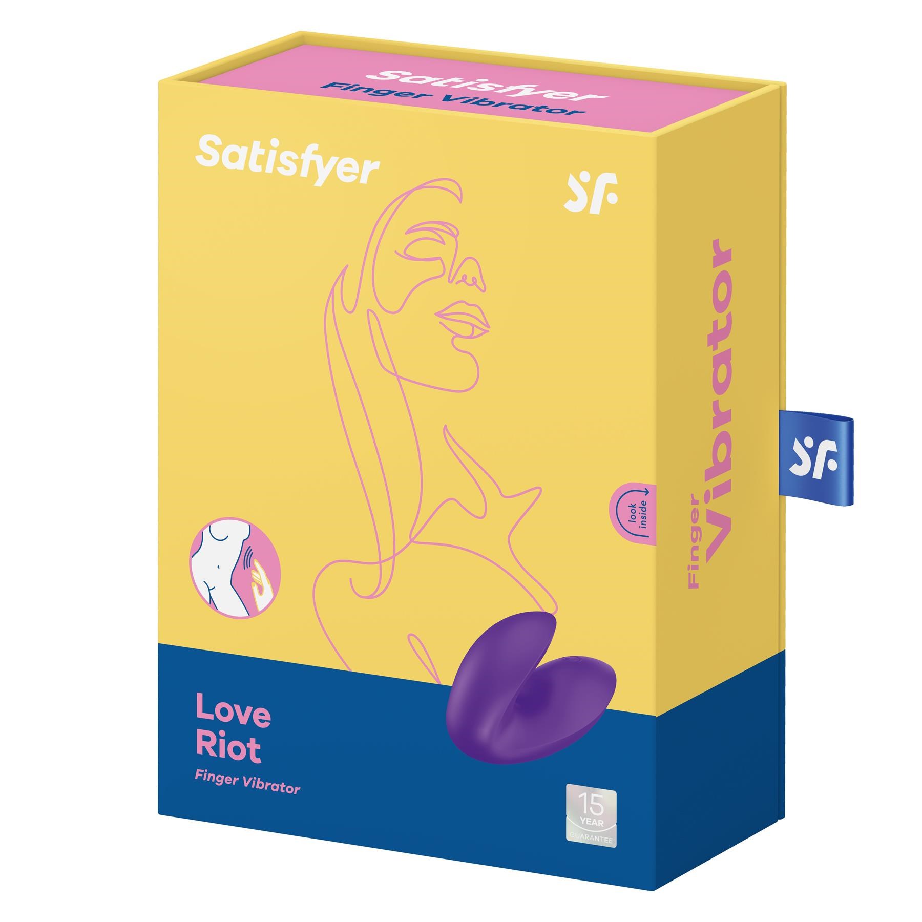 Satisfyer Love Riot Finger Vibrator - Packaging Shot