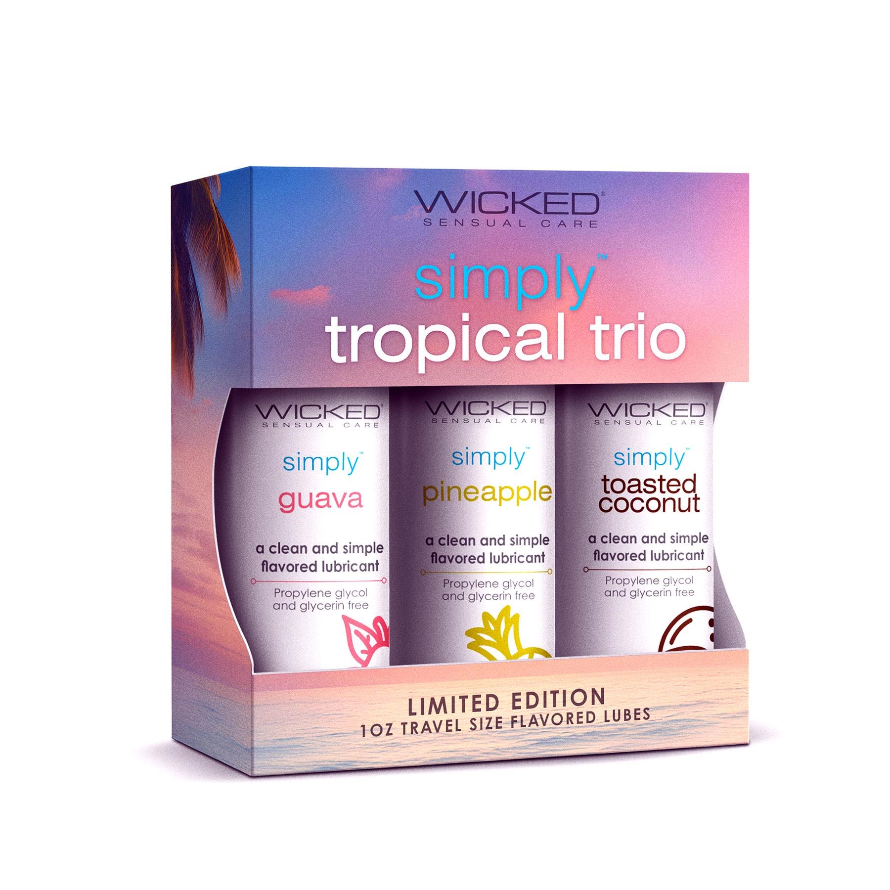 Simply Tropical Trio front of box