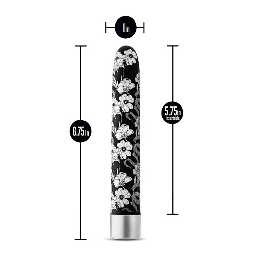 The Collection Eden Slimline Vibrator - Dimensions