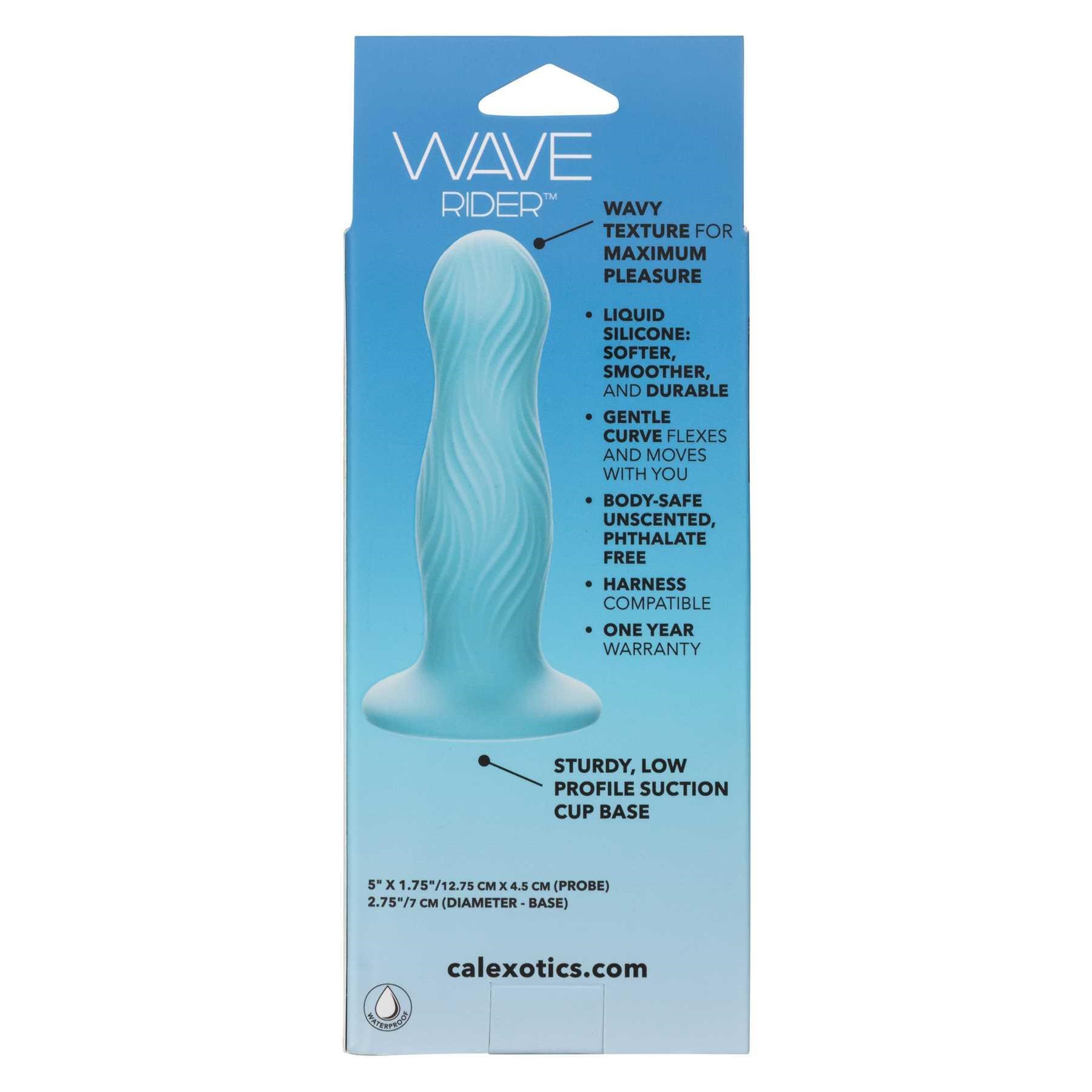 Wave Rider Swell Liquid Silicone Dildo back of box