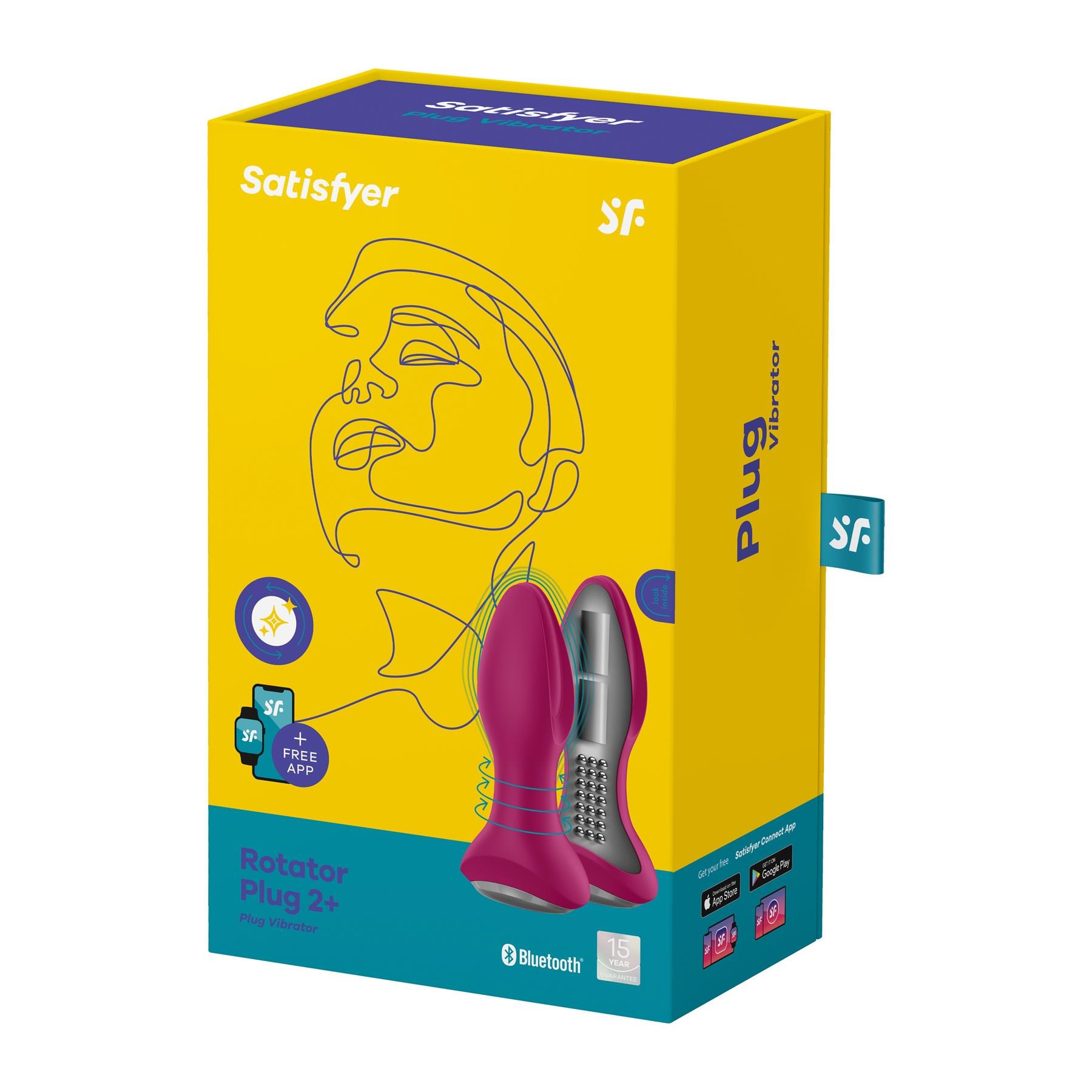 Satisfyer Rotator App Enabled Plug 2+ Anal Vibrator - Packaging Shot