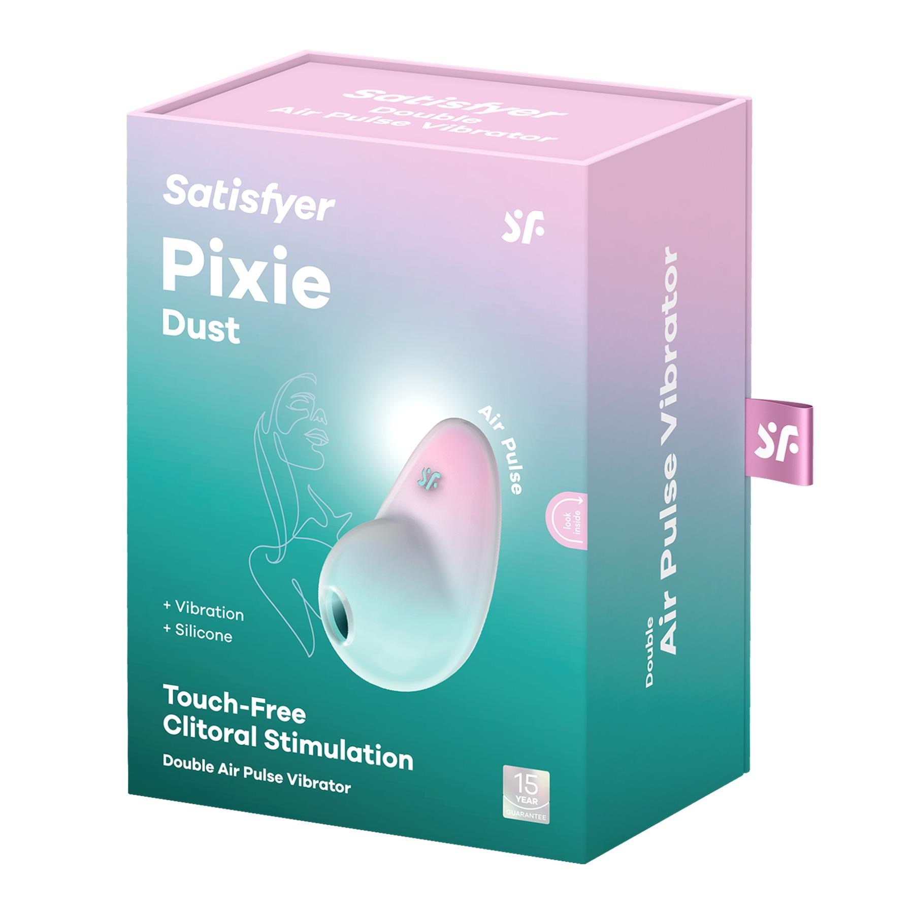 Satisfyer Pixie Dust Air Pulse Clitoral Stimulator - Packaging