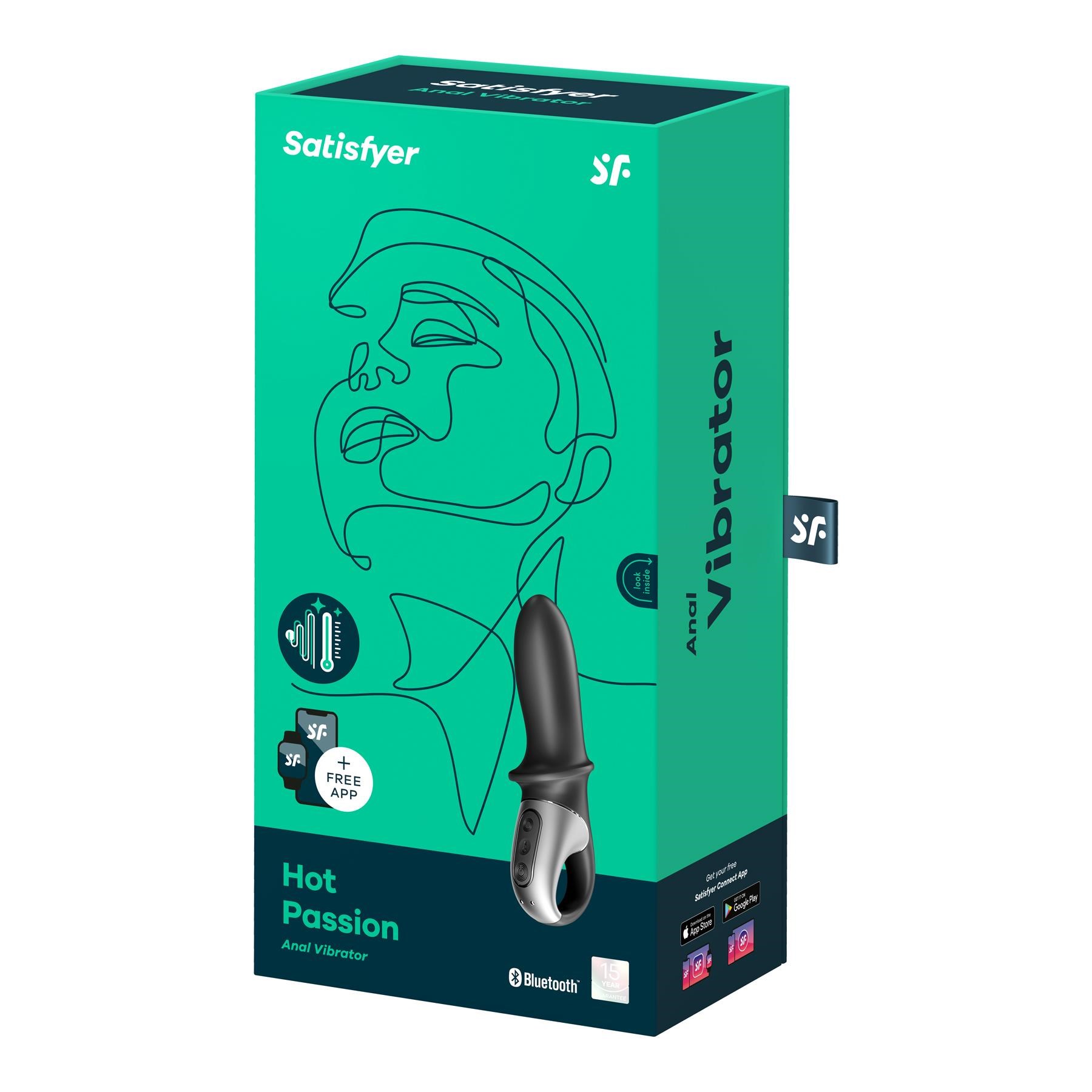 Satisfyer Hot Passion App Enabled Warming Vibrator - Packaging Shot