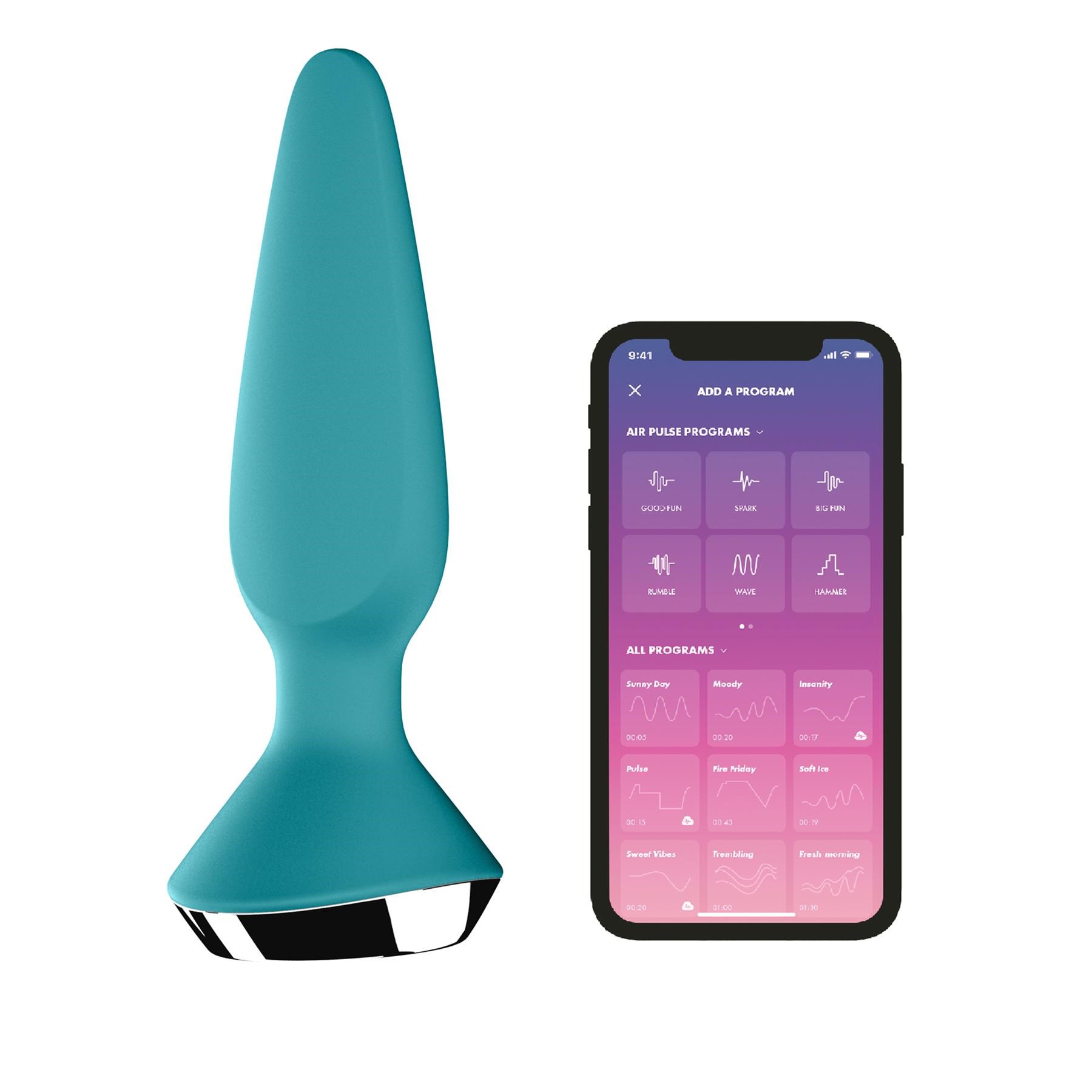 Satisfyer Plug-ilicious 1 App Enabled Anal Vibrator - Product and App