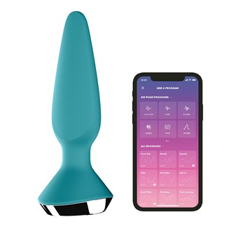 Satisfyer Plug-ilicious 1 App Enabled Anal Vibrator - Product and App